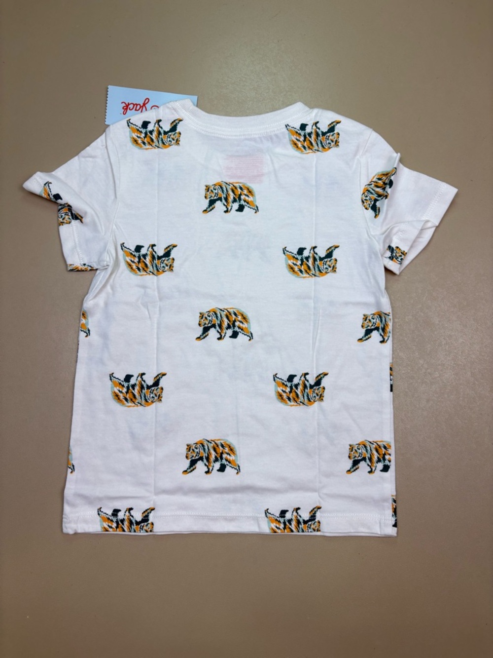 Cat Jack Boys 4T T Shirt Bundle 3 Pack Tiger Stripe Raglan Short Sleeve - Picture 7 of 15